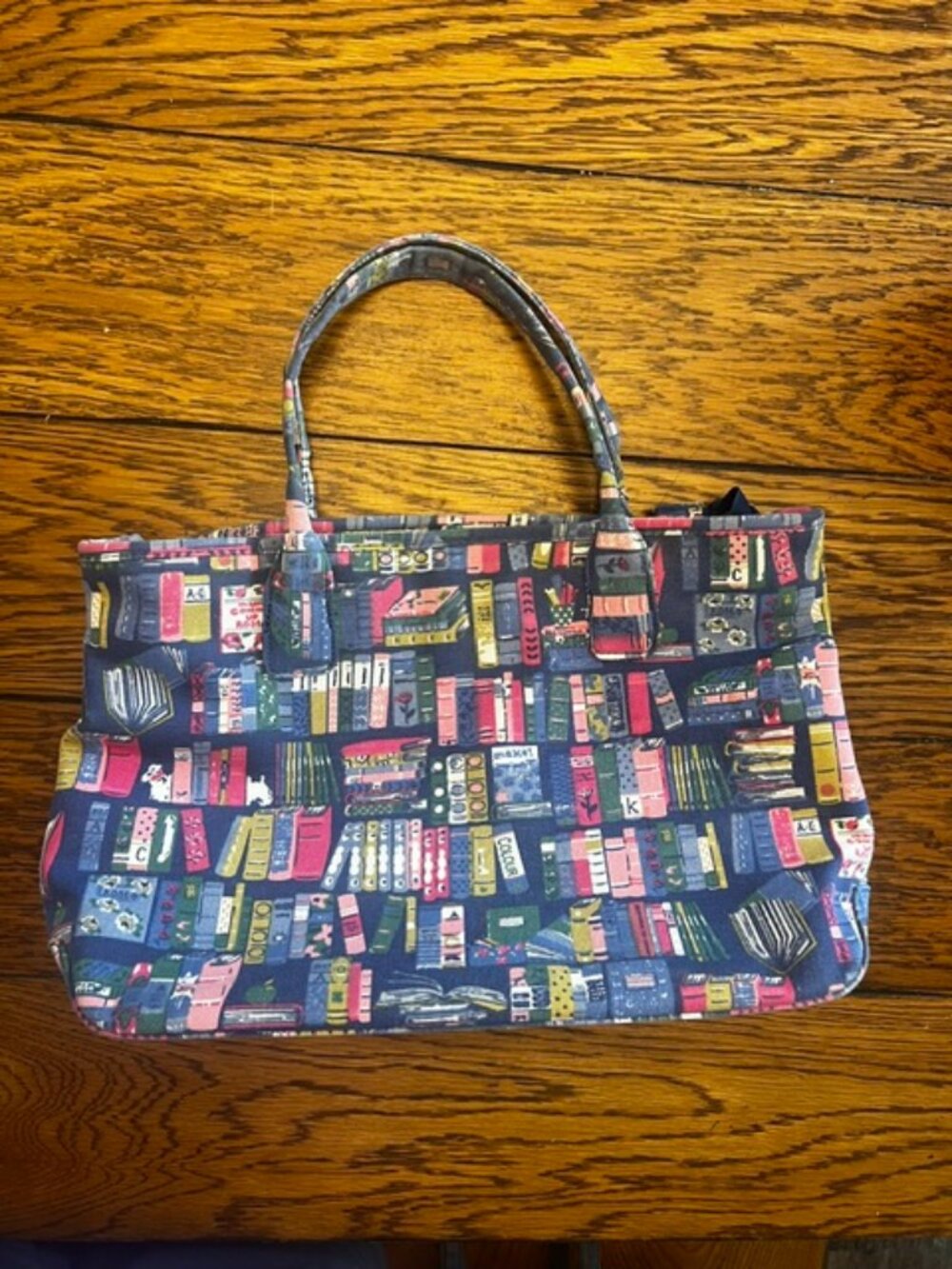 Women's Large Purse, Handbag, Canvas Material, zip close, inside pockets, Ex Con